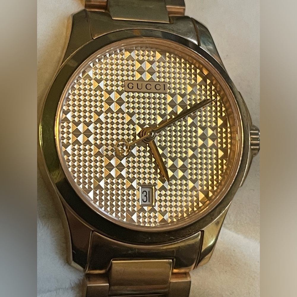GUCCI G-Timeless 126.5 ROSE GOLD LADIES WATCH - Picture 5 of 12